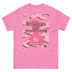 'SOLDIER OF FORTUNE' Breast Cancer Awareness Unisex Classic Tee