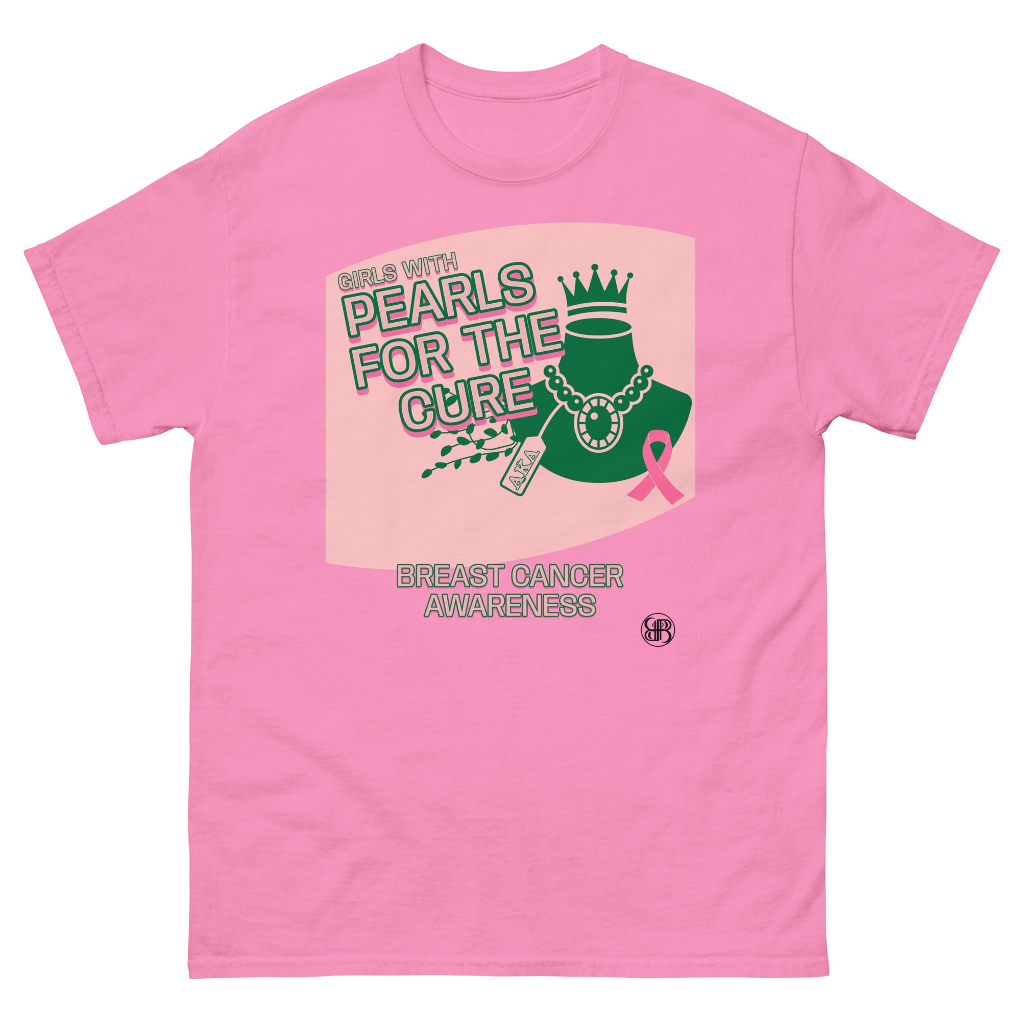 A K A Pearls Breast Cancer Awareness Classic Tee