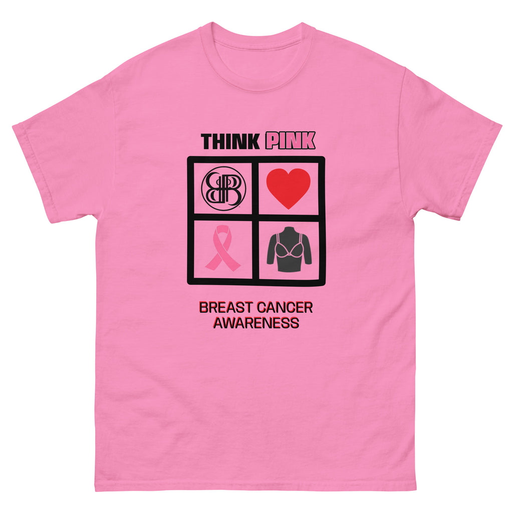 THINK PINK Breast Cancer Awareness Unisex Classic Tee