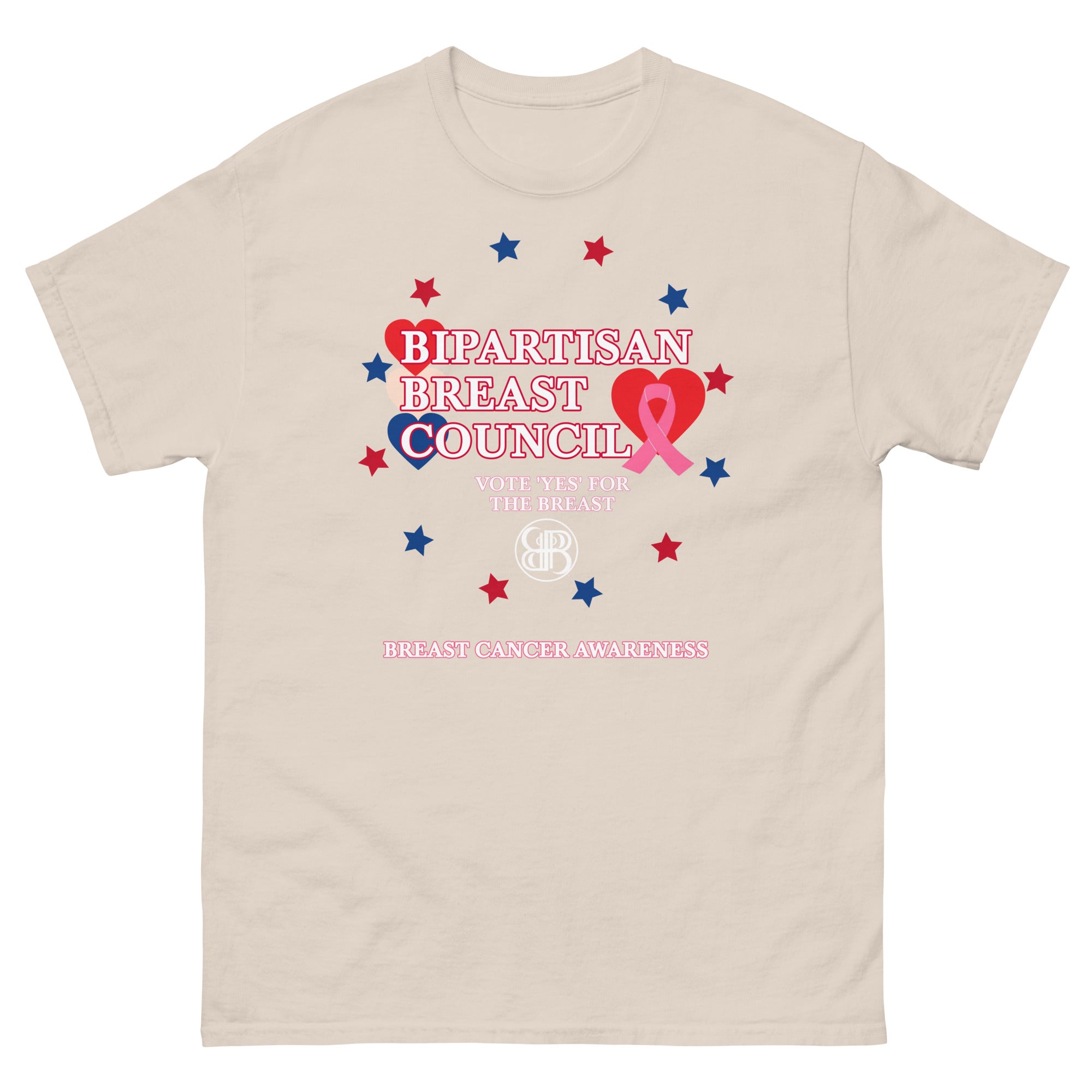 BIPARTISAN Breast Cancer Awareness Unisex Classic Tee