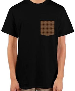 B II B logo print Brown