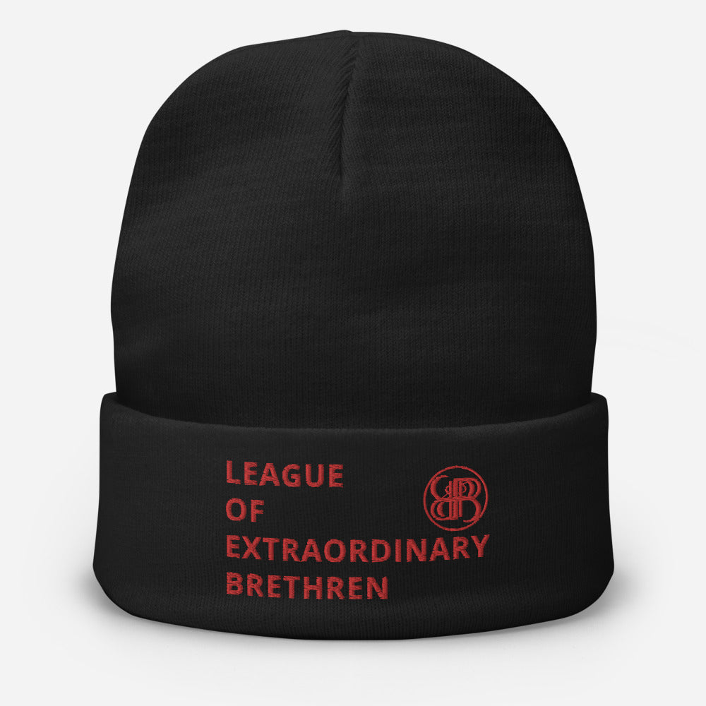 League of Extraordinary Brethren Embroidered Beanie