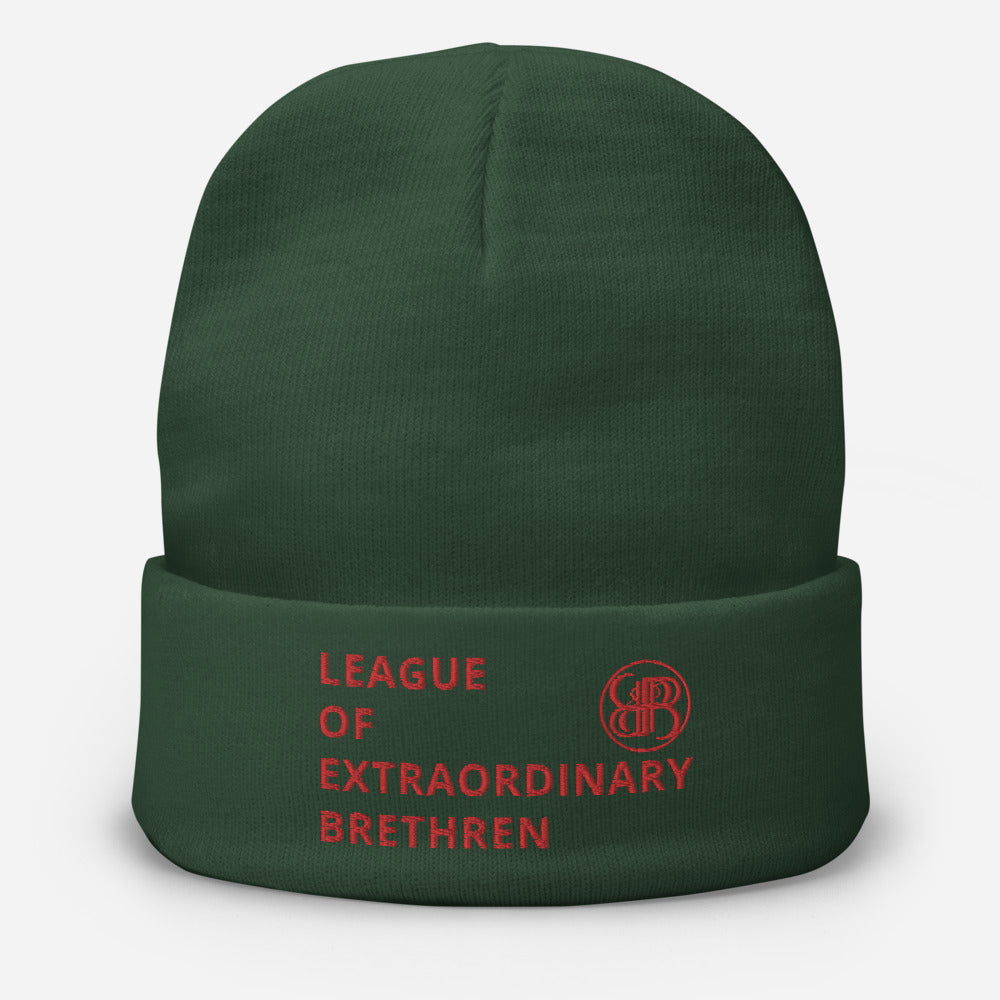 League of Extraordinary Brethren Embroidered Beanie