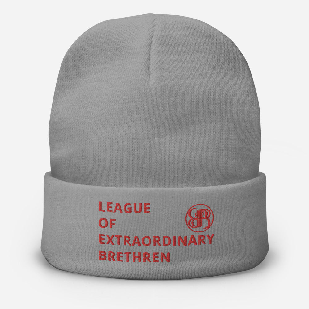 League of Extraordinary Brethren Embroidered Beanie