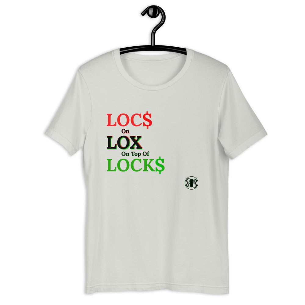 Locs Lox Locks by B II B (RBG) Short-Sleeve Unisex T-Shirt